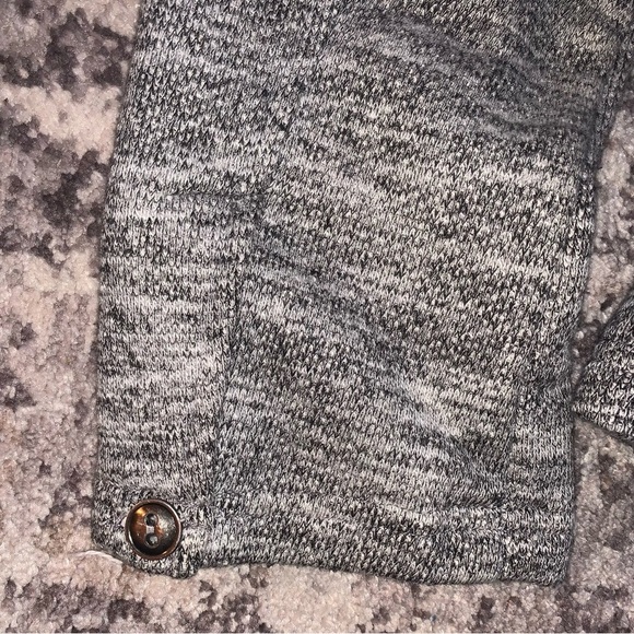 41 Hawthorn Gray Knit Blazer with Notched Lapels and Structured Fit - Picture 4 of 5